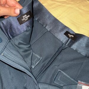 Express Editor Flare Trouser in Navy